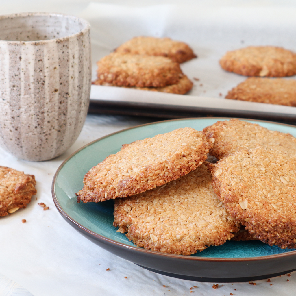 Blender coconut oat cookies
