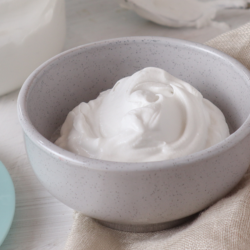 Homemade coconut yogurt made with Mad Millie starter