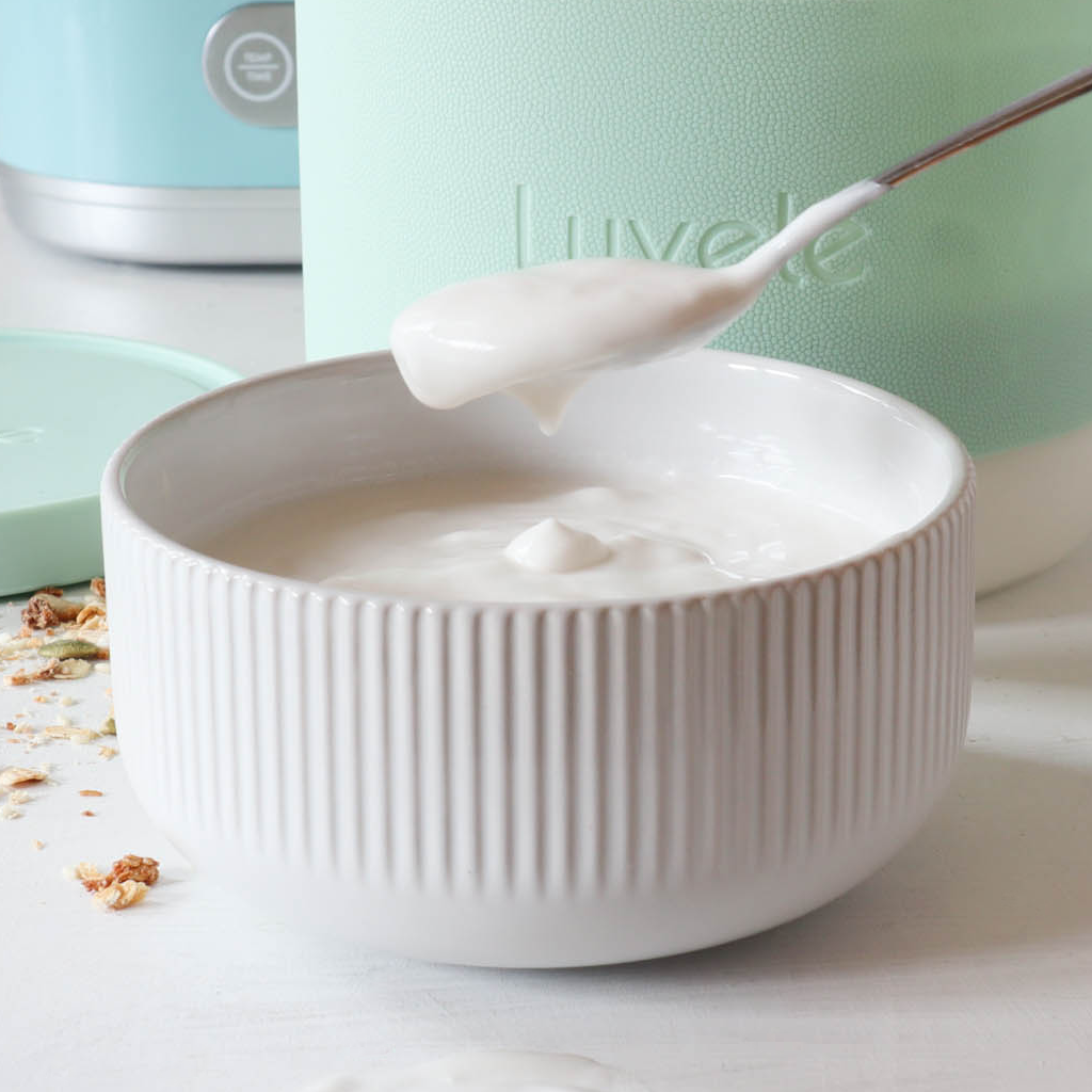 Coconut yogurt thickened with tapioca