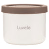 Luvele 4x 400ml ceramic yogurt jars | Compatible with Pure Yogurt Maker