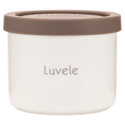 Luvele 4x 400ml ceramic yogurt jars | Compatible with Pure Yogurt Maker