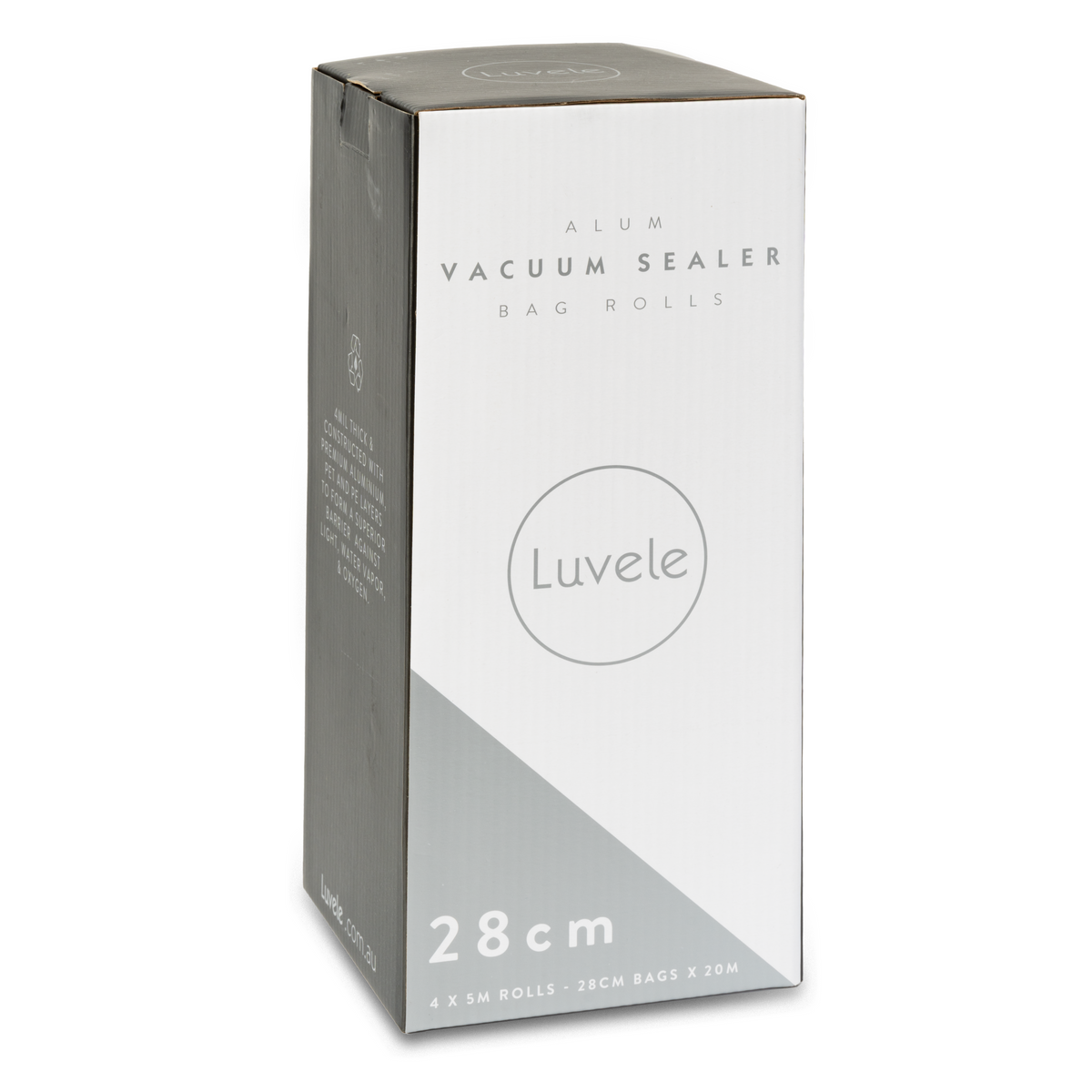 Alum Vaccum Sealer Bags Rolls 28cm by 20m Mylar bags