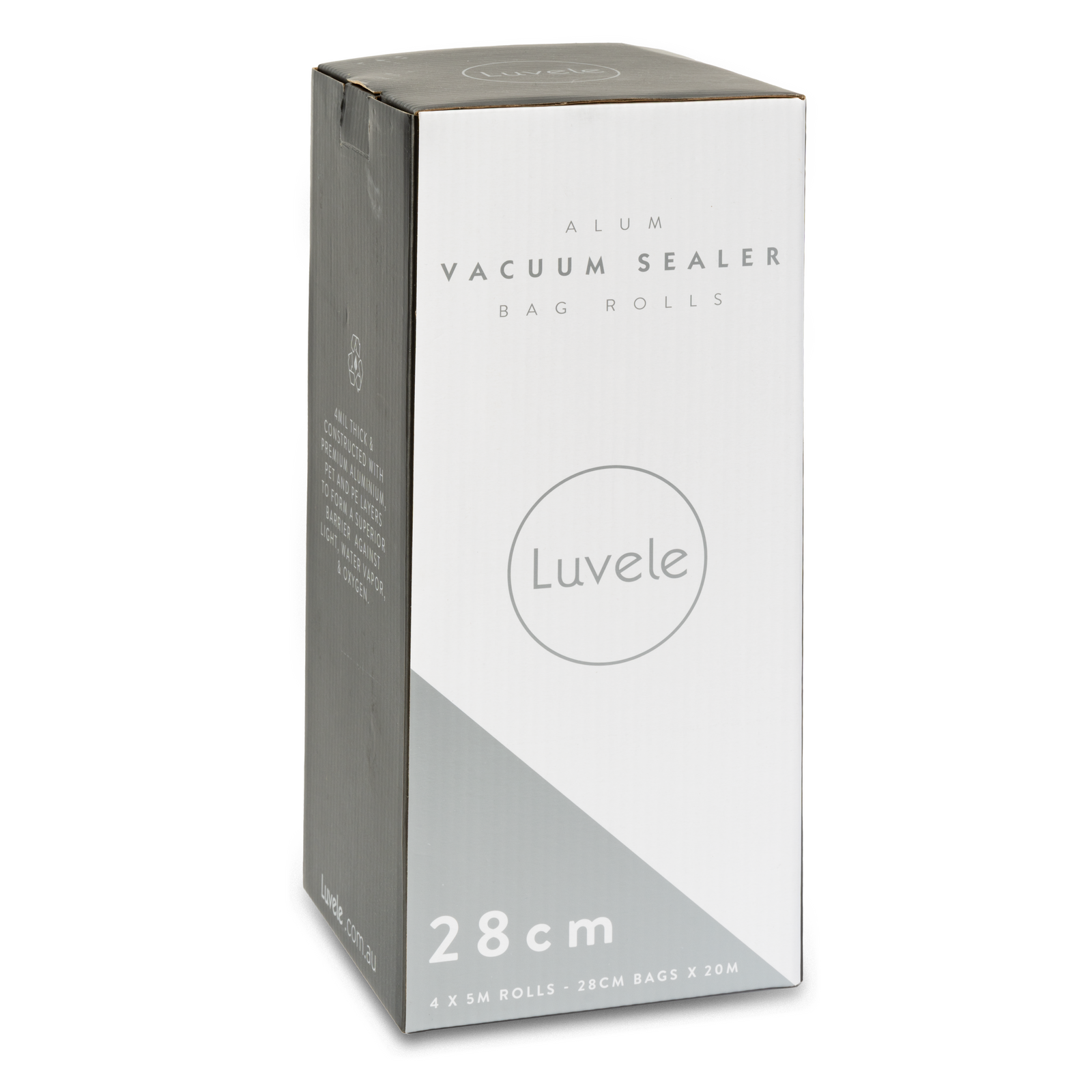 Alum Vaccum Sealer Bags Rolls 28cm by 20m Mylar bags