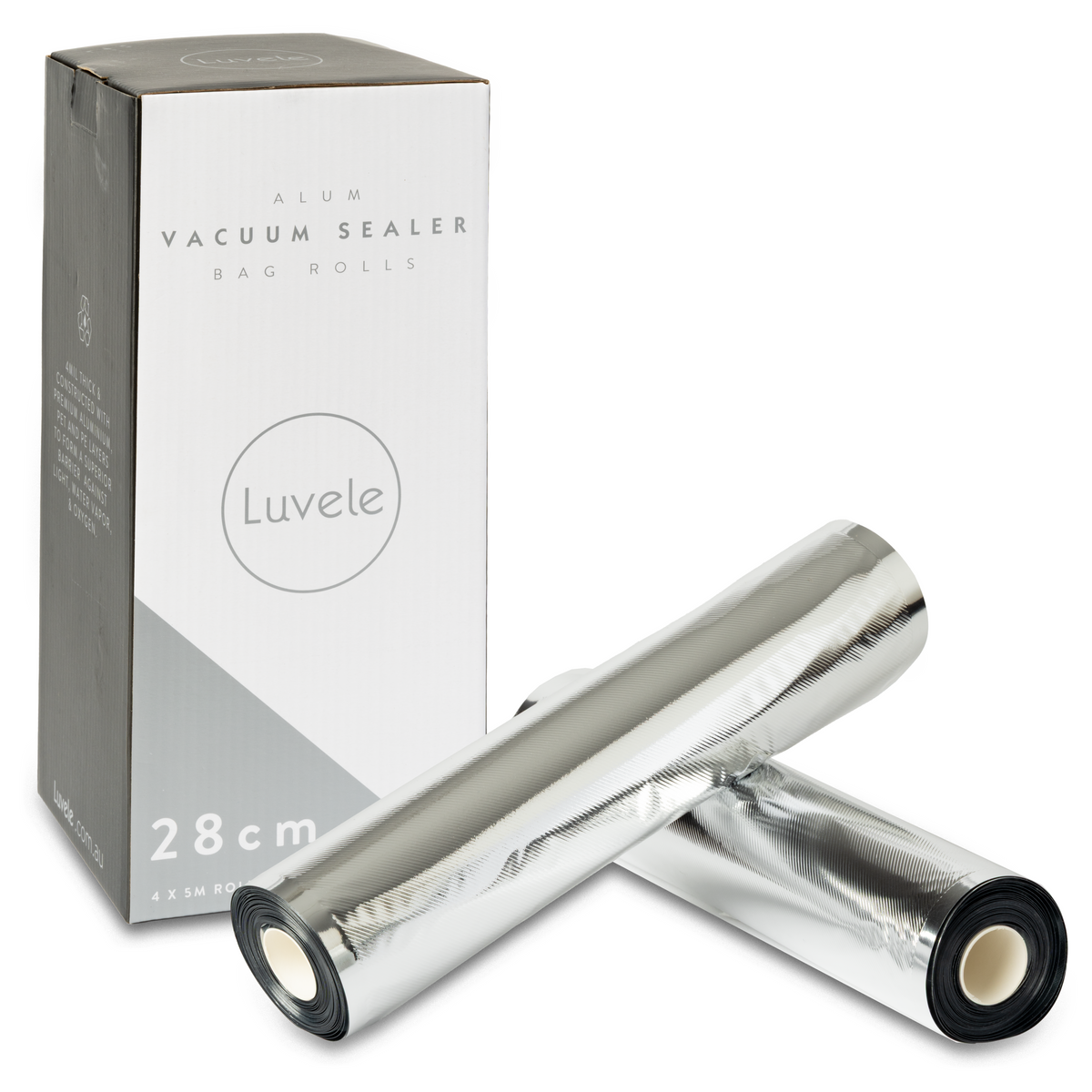 Alum Vaccum Sealer Bags Rolls 28cm by 20m Mylar bags