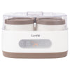 Luvele Pure Yogurt Maker | 4x 400ml Ceramic Jars SCD & GAPS DIET | Total capacity 1.5L