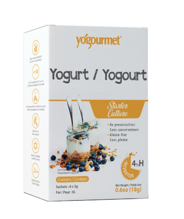 Yogourmet Traditional Yoghurt Starter SCD Friendly 54 grams Luvele AU