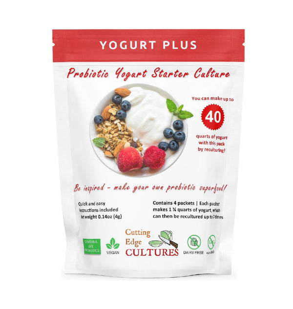 Yogurt PLUS Starter Culture Dairy Free & Vegan Yogurt Starter Luvele AU