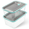 LUVELE FRESH VACUUM CONTAINER SET | THREE PIECE CANISTER SET 1.3L