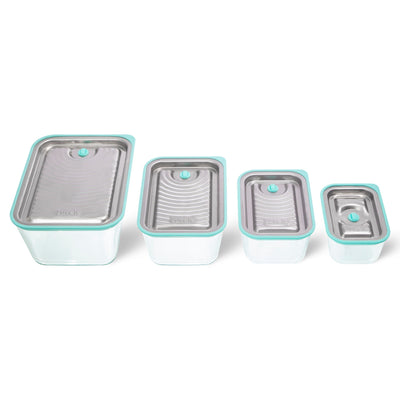 LUVELE FRESH VACUUM CONTAINER | FOUR PIECE CANISTER SET WITH HOSE